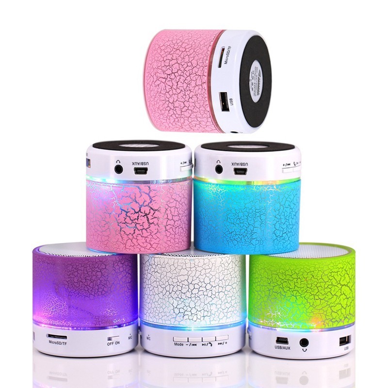 Mini Bluetooth speaker with led light