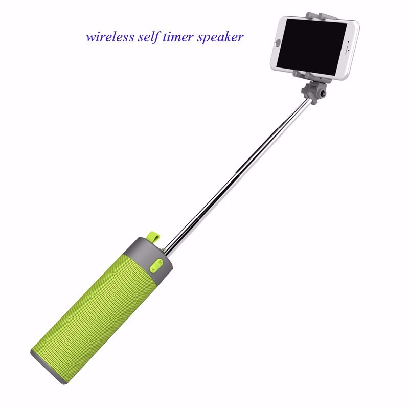 Popular Selfie stick bluetooth speaker wireless bluetooth self timer