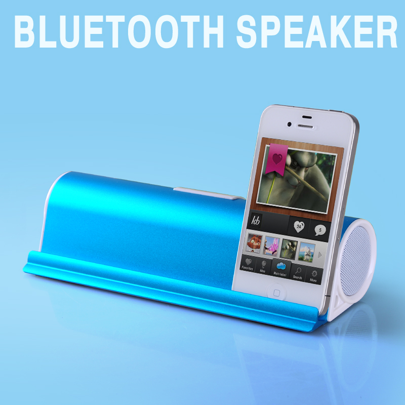 Aluminum alloy Bluetooth speaker with stand Professional stereo sound wireless portable speaker