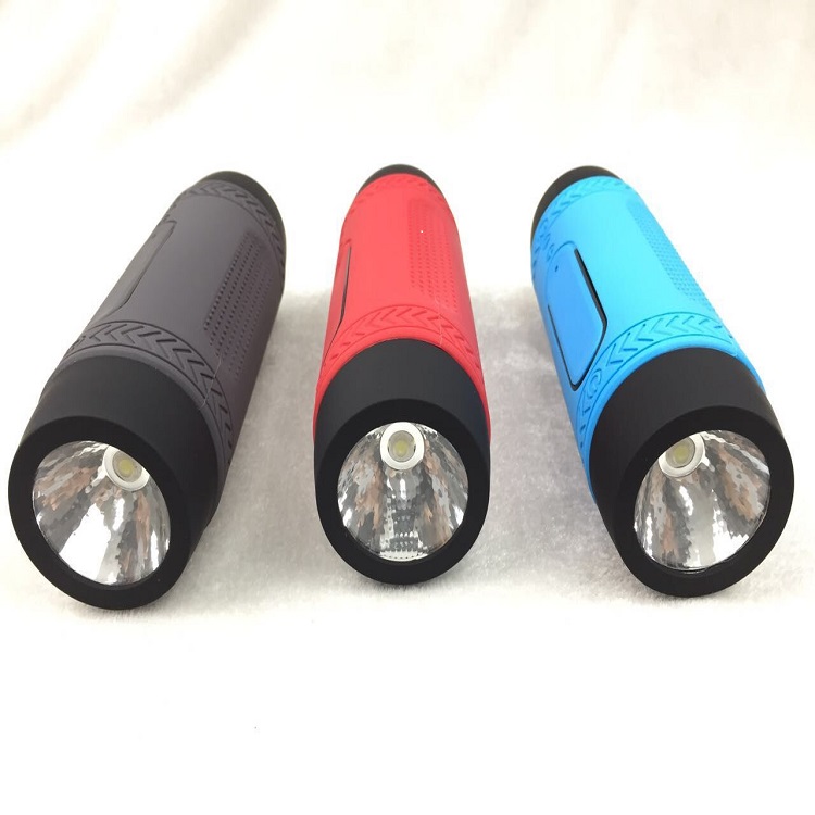 LED torch Bluetooth speaker with power bank