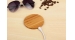 Round  Bamboo wireless charger
